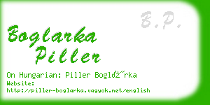 boglarka piller business card